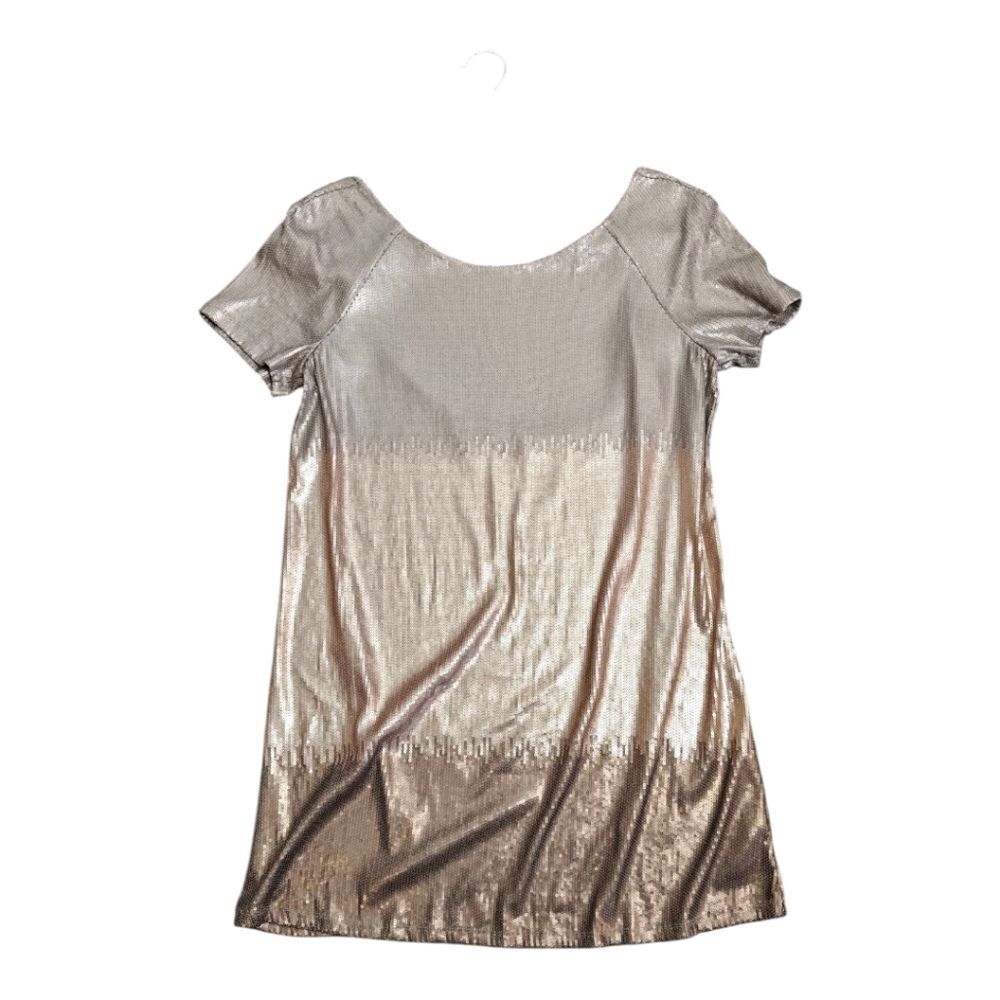 Free People Gold Sequin Mini Dress - Picture 2 of 13